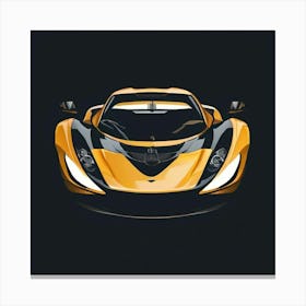 Lotus Car Automobile Vehicle Automotive British Brand Logo Iconic Performance Stylish Des (1) Canvas Print