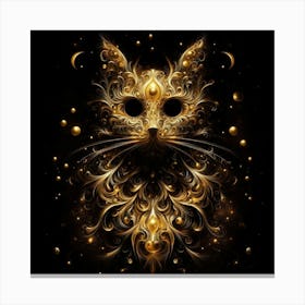 Golden Cat 40 Canvas Print