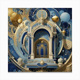 Doorway 1 staging art Canvas Print