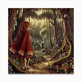 Little Red Riding Hood Canvas Print