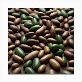 Chocolate Nuts Canvas Print