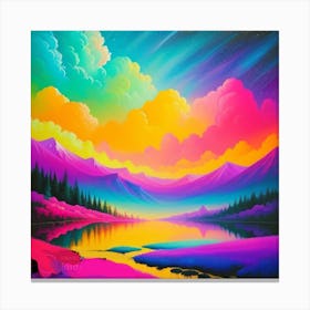 Rainbow In The Sky Canvas Print