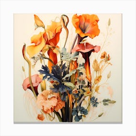 Flowers In my garden Canvas Print