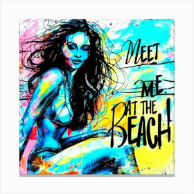 My Beachy Side - Beach Story Canvas Print