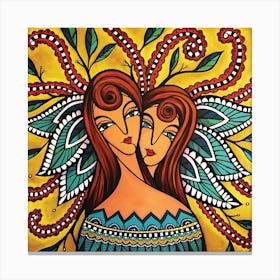 Mother Daughter Canvas Print