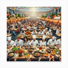 Feast For The Eyes Canvas Print