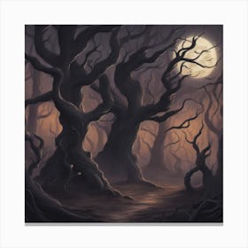 Dark Forest Canvas Print