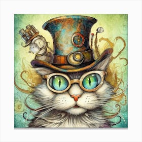 Steampunk Cat 3 Lienzo