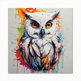 Owl Painting Canvas Print