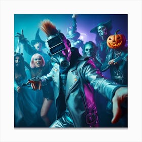 Halloween Party3 Canvas Print