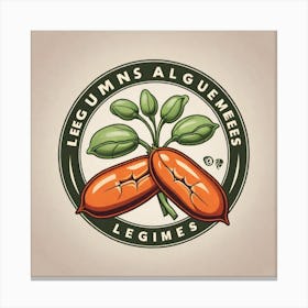 Legumes As A Logo (40) Canvas Print