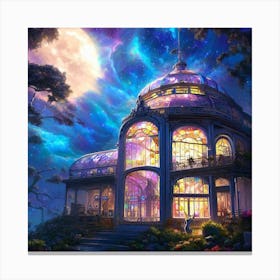 Cosmic Worlds IV Canvas Print