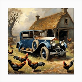 The Rolls Royce chicken coop Canvas Print