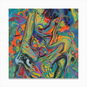 Psychedelic Woman Canvas Print