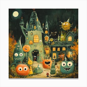 Halloween spooky Canvas Print