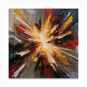 Abstract Burst Canvas Print