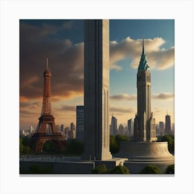 Eiffel Tower Canvas Print