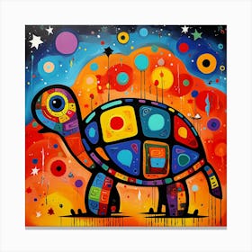 Turtle In The Sky Canvas Print