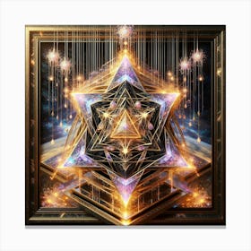 Star Of David 2 Canvas Print