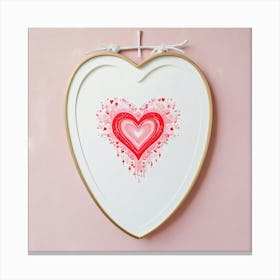 Valentine'S Day Heart Canvas Print