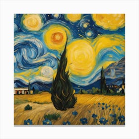 Starry Night 55 Canvas Print