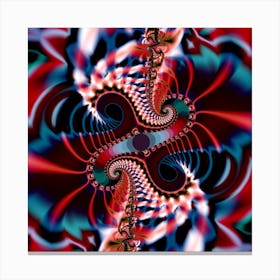 Abstract Fractal Artwork Colorful Art Canvas Print