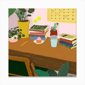 Home Office Canvas Print