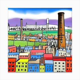 Glasgow City Canvas Print