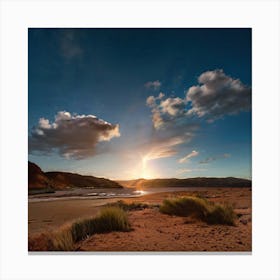 Desert Shore Canvas Print