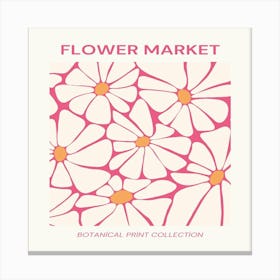 Flower Market Botanical Collection Canvas Print