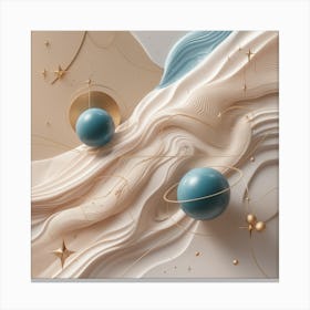 Pastel Celestial Symphony Canvas Print