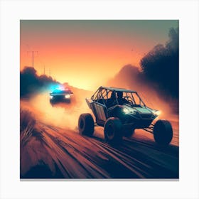 Modern Bootlegger (off road, dirt, police chase, SxS, buggy) Canvas Print