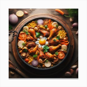 Paella Canvas Print