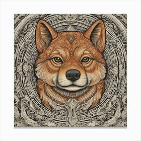 Wolf Head 8 Canvas Print