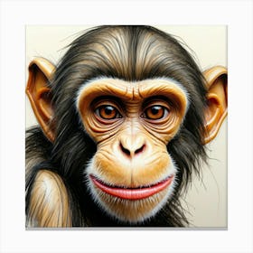 Chimpanzee 11 Canvas Print