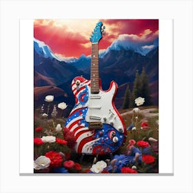 Red, White, and Blues 6 Canvas Print