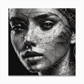 BB Borsa Wire Art Canvas Print