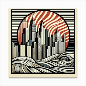 New York City Skyline 1 Canvas Print