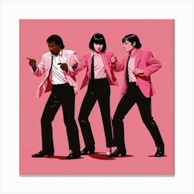 Pulp Fiction Dance Art Prints (2) Canvas Print