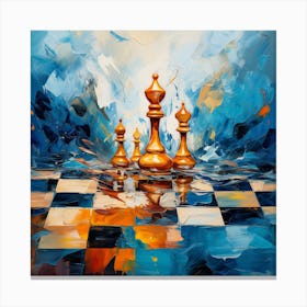 Chess Pieces Canvas Print
