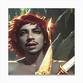 Guy With Red Hair Canvas Print