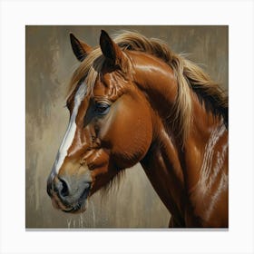 Horse Portrait 3 Canvas Print