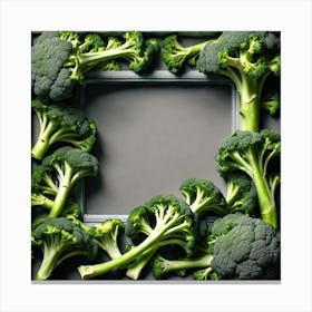 Frame Of Broccoli 4 Canvas Print