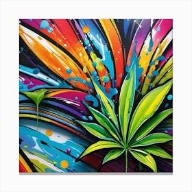 Marijuana Leaf 8 Canvas Print