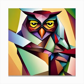 Abstract Owl Canvas Print