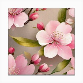 Pink flower Canvas Print