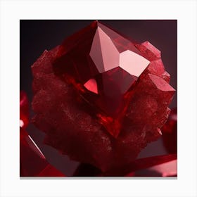 Red Ruby Canvas Print