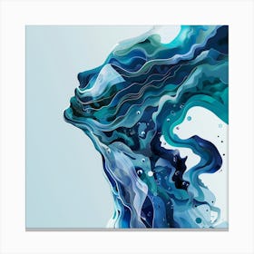 Abstract Of A Woman'S Head 2 Canvas Print