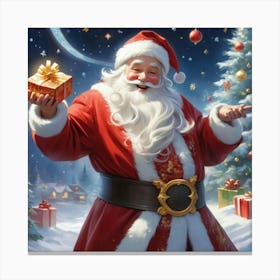 Christmas Santa 3 Canvas Print