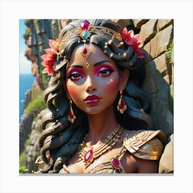 Asian Beauty Canvas Print